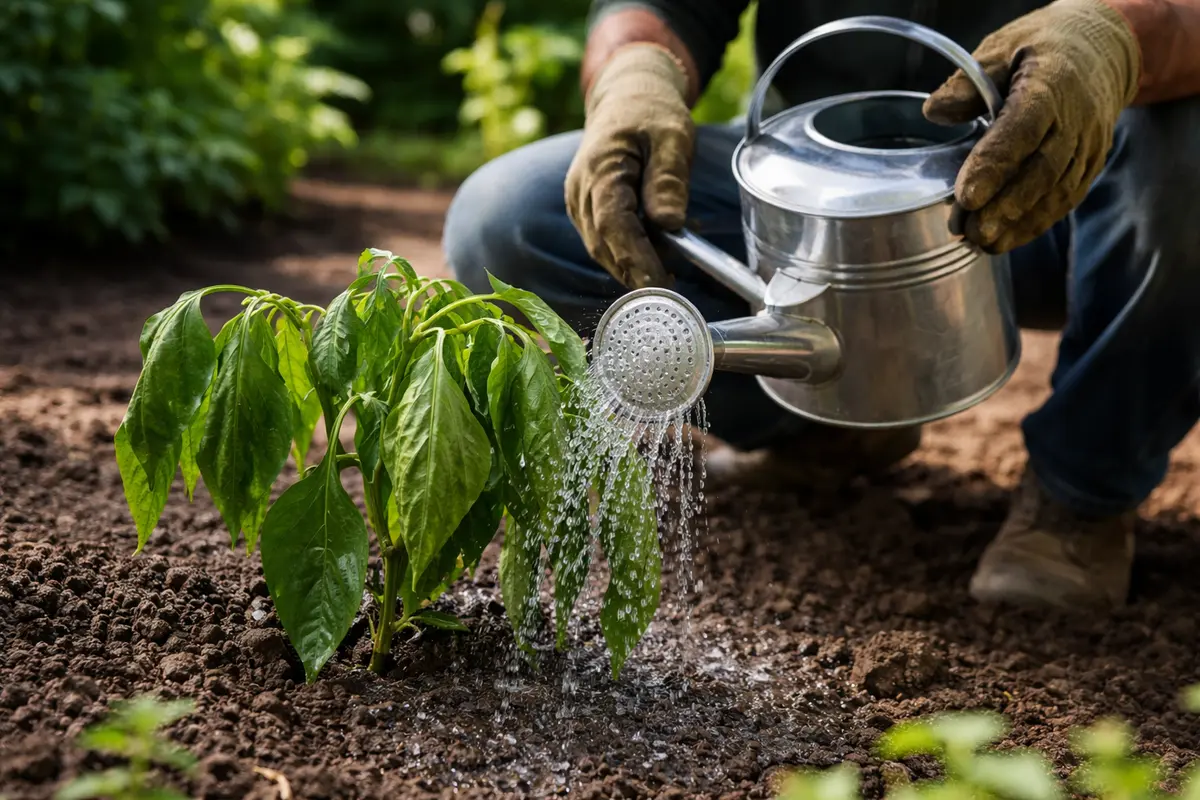 what to do if bell peppers droop water drooping bell peppers immediately
