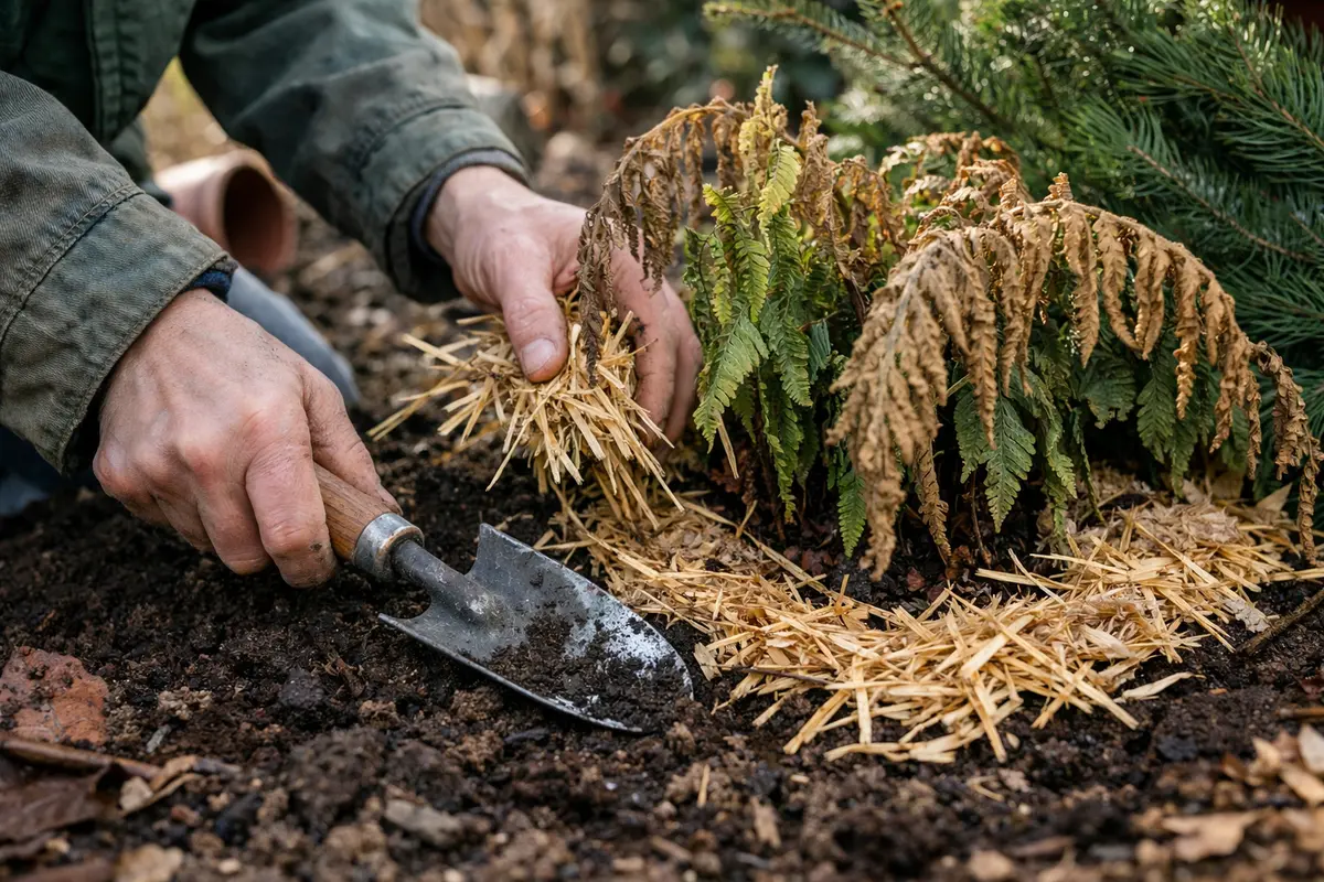 what to do if fern droops create optimal environment for winter care