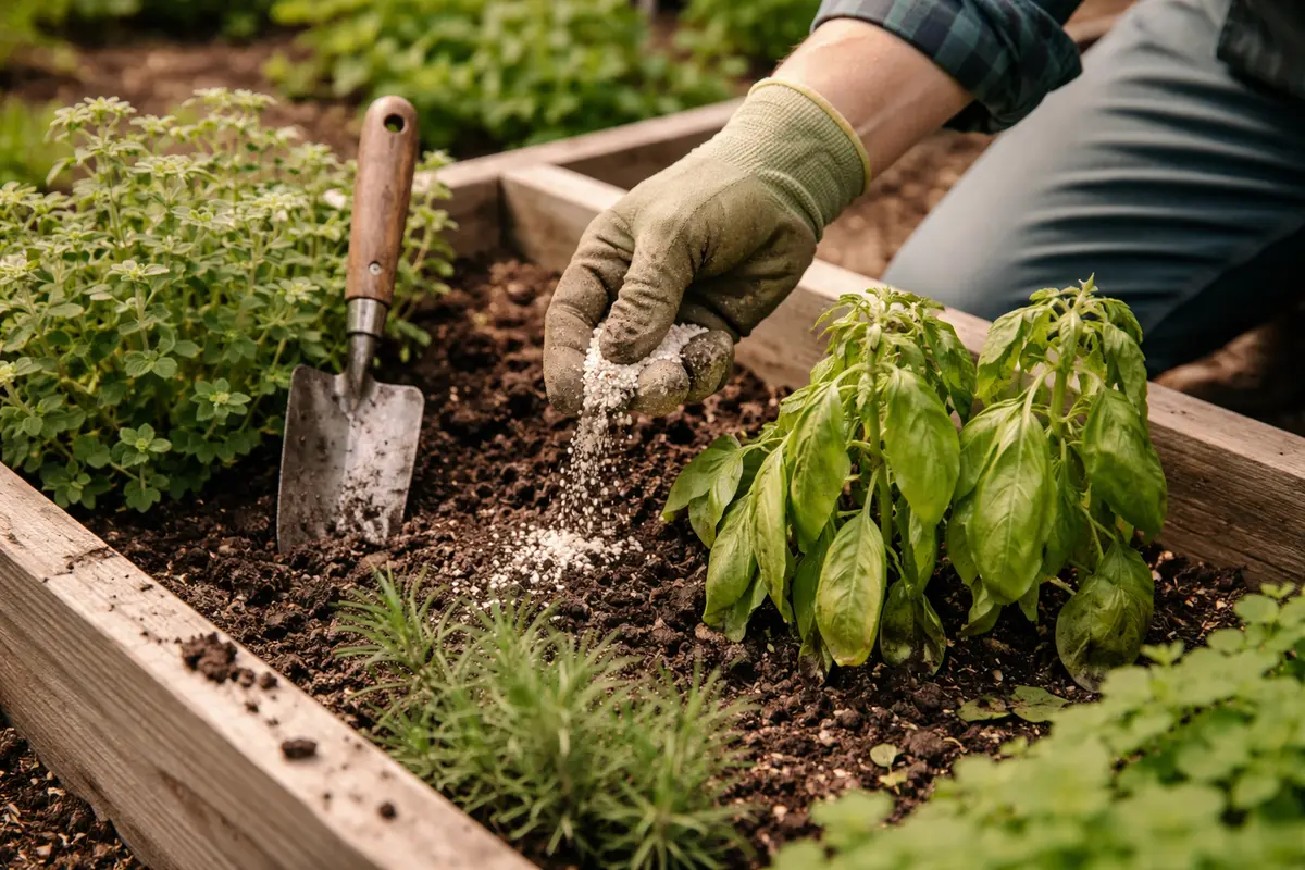 what to do if herbs are wilting fertilize herbs for quick recovery