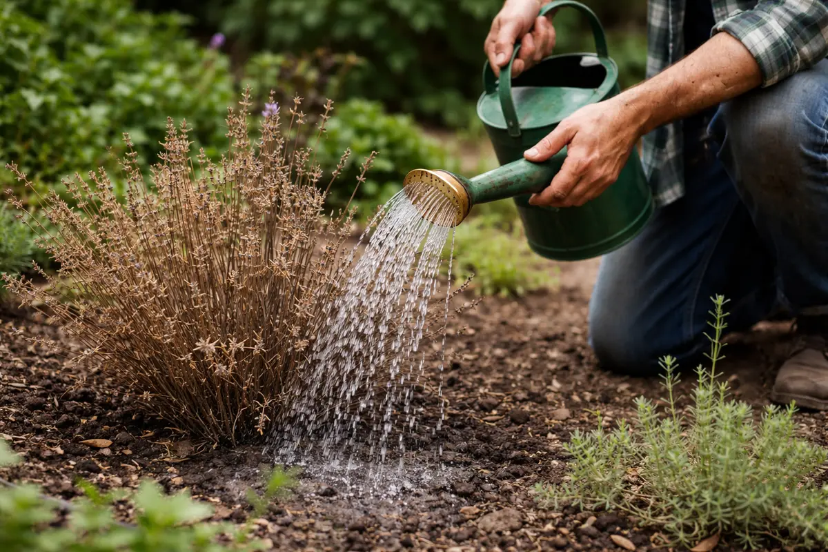 what to do if lavender turns water lavender deeply to aid recovery