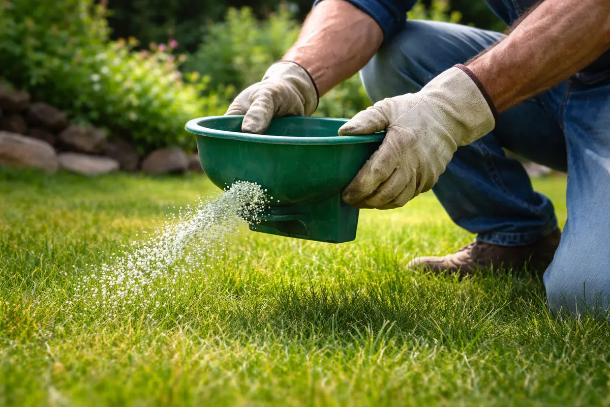what to do if lawn feed your lawn to encourage green growth