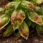 what to do if my with visible browning or spots on leaves