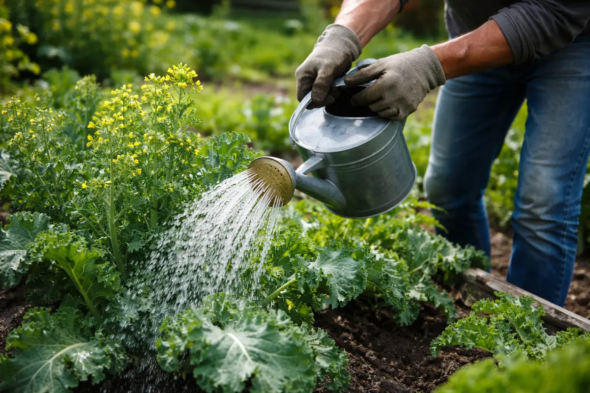 what to do if my kale is water kale deeply for recovery