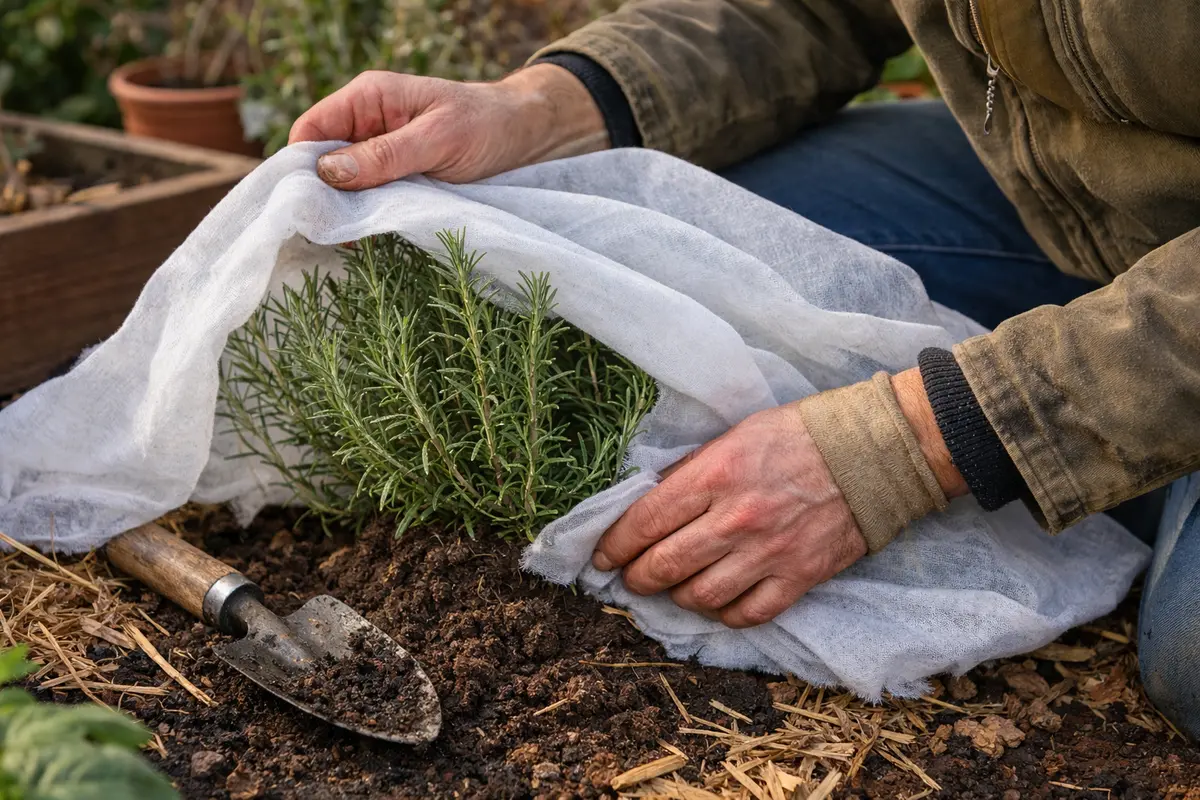 what to do if rosemary protect rosemary from frost to avoid yellowing