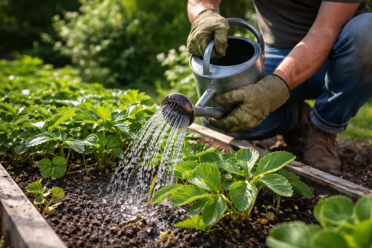 what to do if strawberries develop water strawberries properly to prevent problems