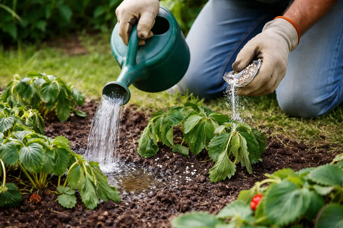 what to do if strawberry plants revive drooping strawberries with nutrient boost