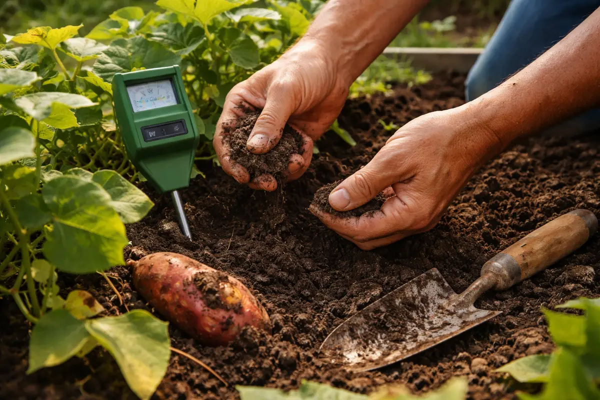 what to do if sweet potatoes develop avoid overwatering during growth stages