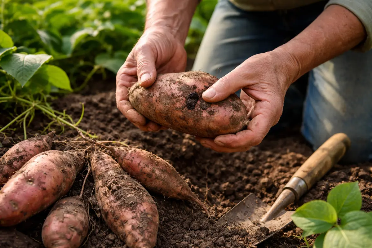 what to do if sweet potatoes inspect sweet potatoes for soft spots