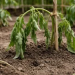 what to do if tomato plants wilting visibly in real garden soil