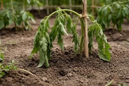 what to do if tomato plants wilting visibly in real garden soil