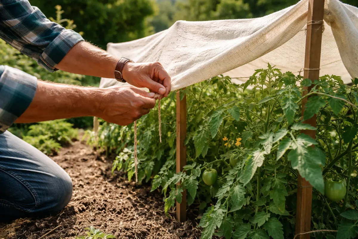 what to do if tomato shade tomato plants to prevent afternoon droop