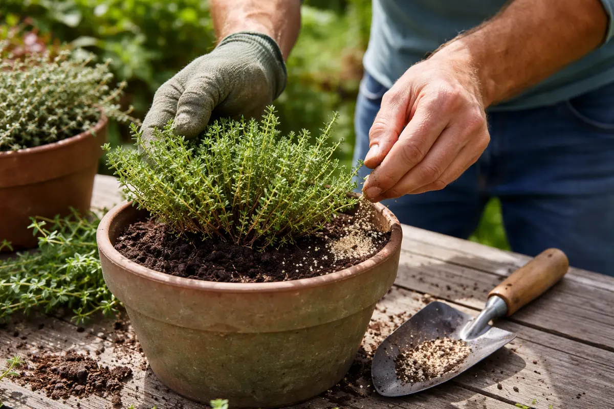what to do if your thyme droops revitalize thyme with proper fertilization
