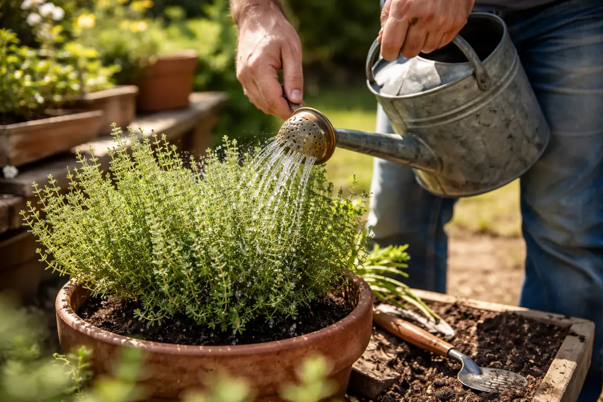 what to do if your water thyme every few days in summer