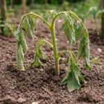 what to do if your tomato wilting visibly in real garden soil