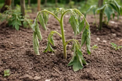 what to do if your tomato wilting visibly in real garden soil