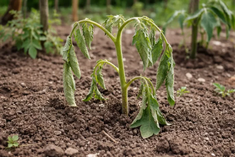 what to do if your tomato wilting visibly in real garden soil