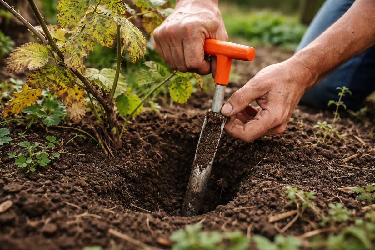 what to do when blackberry plants test soil airflow around blackberry roots