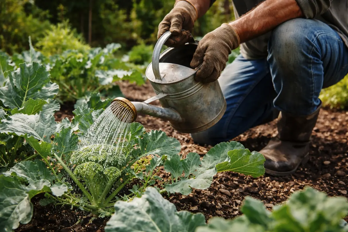 what to do when broccoli develops water broccoli deeply to aid recovery