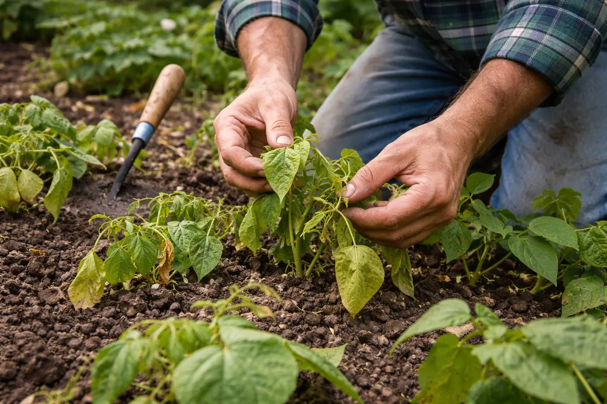 what to do when bush beans droop assess drooping bush beans immediately
