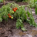 what to do when cherry tomato wilting visibly in real garden soil