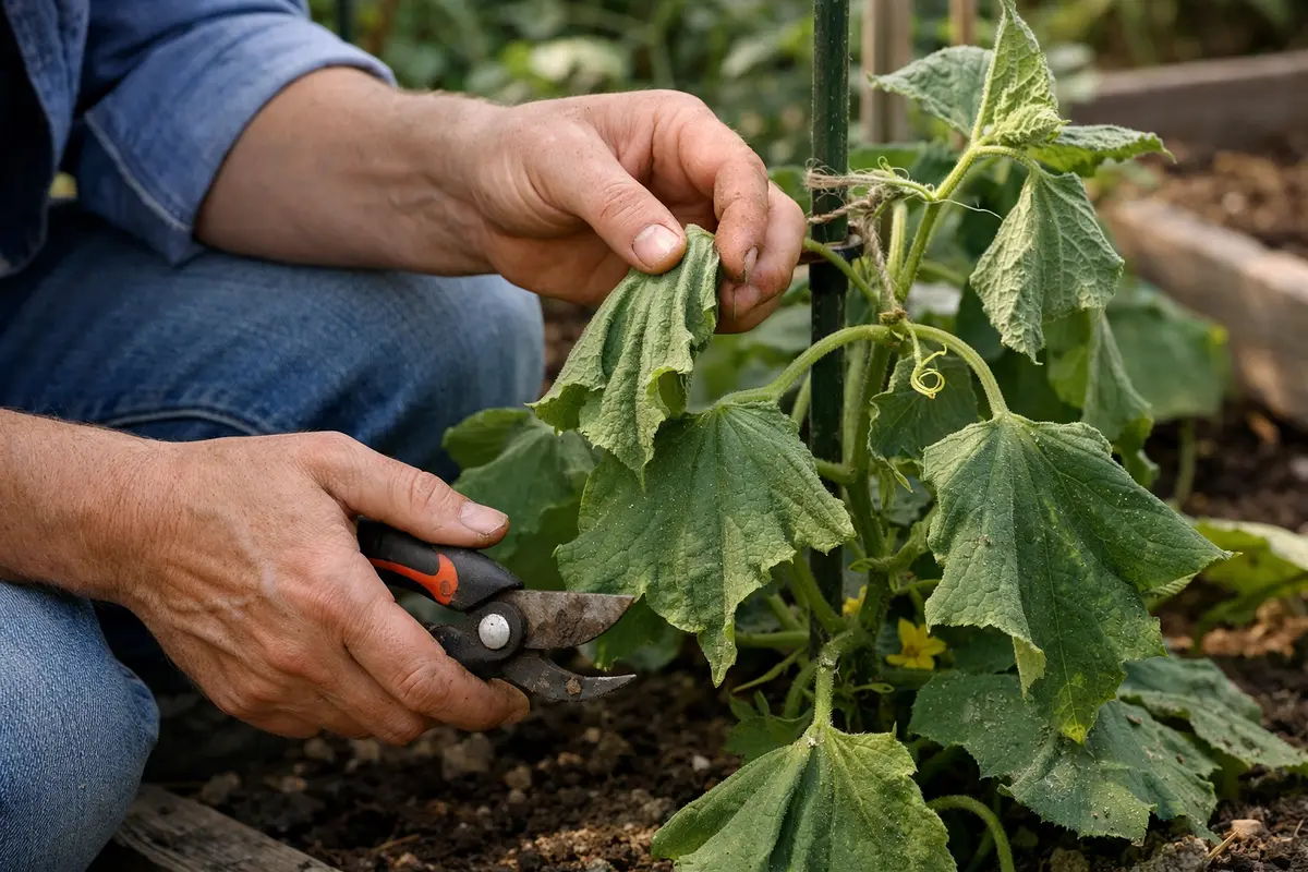 what to do when cucumber plants inspect cucumber leaves for immediate wilting