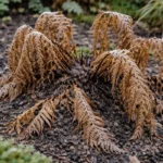 what to do when ferns show wilting visibly in real garden soil