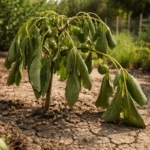 what to do when fig trees wilting visibly in real garden soil