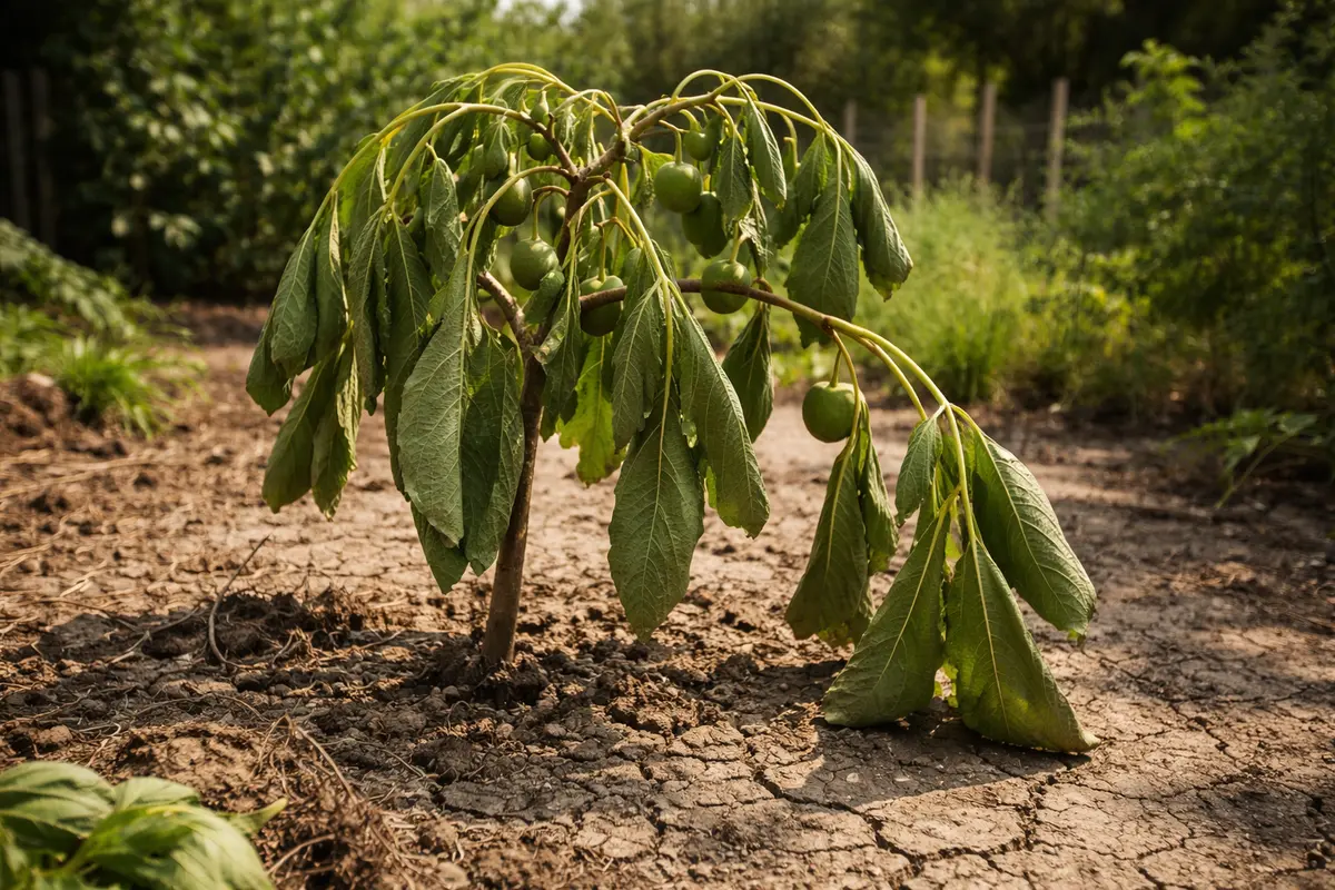 what to do when fig trees wilting visibly in real garden soil