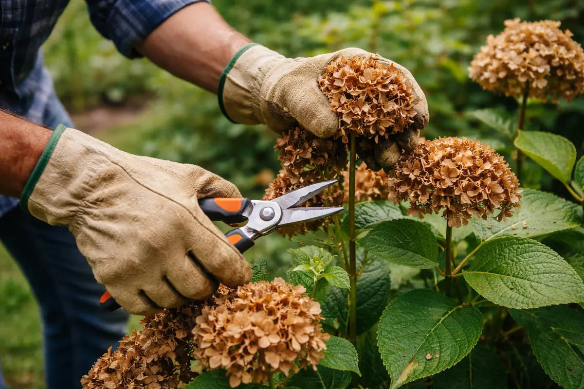 what to do when hydrangea flowers turn prune brown hydrangea blooms quickly