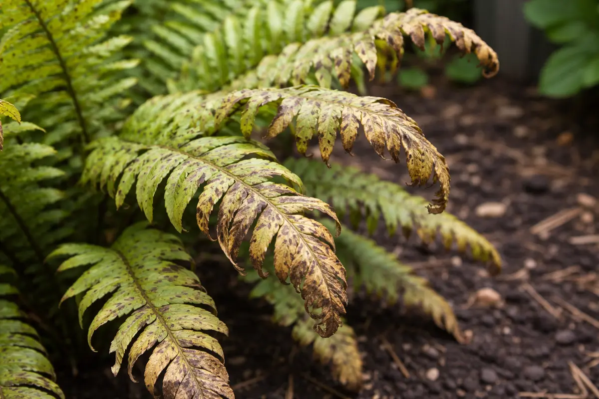 what to do when indoor with visible browning or spots on leaves