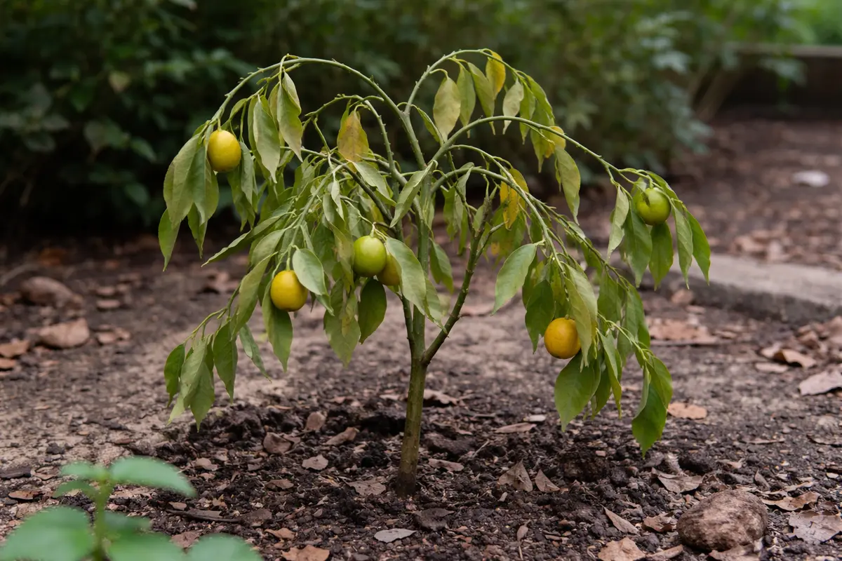 what to do when kumquat trees wilting visibly in real garden soil