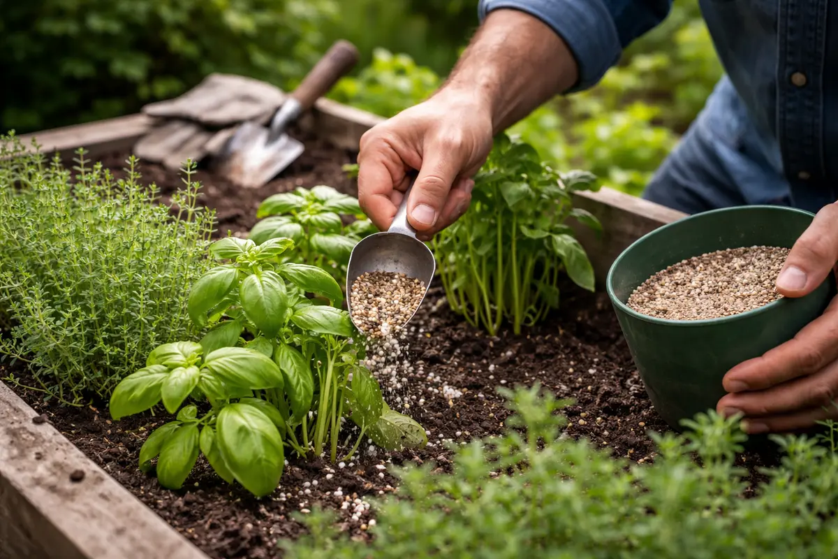 what to do when leggy fertilize herbs to boost growth after pruning
