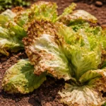 what to do when lettuce with scorched leaf edges in harsh sun