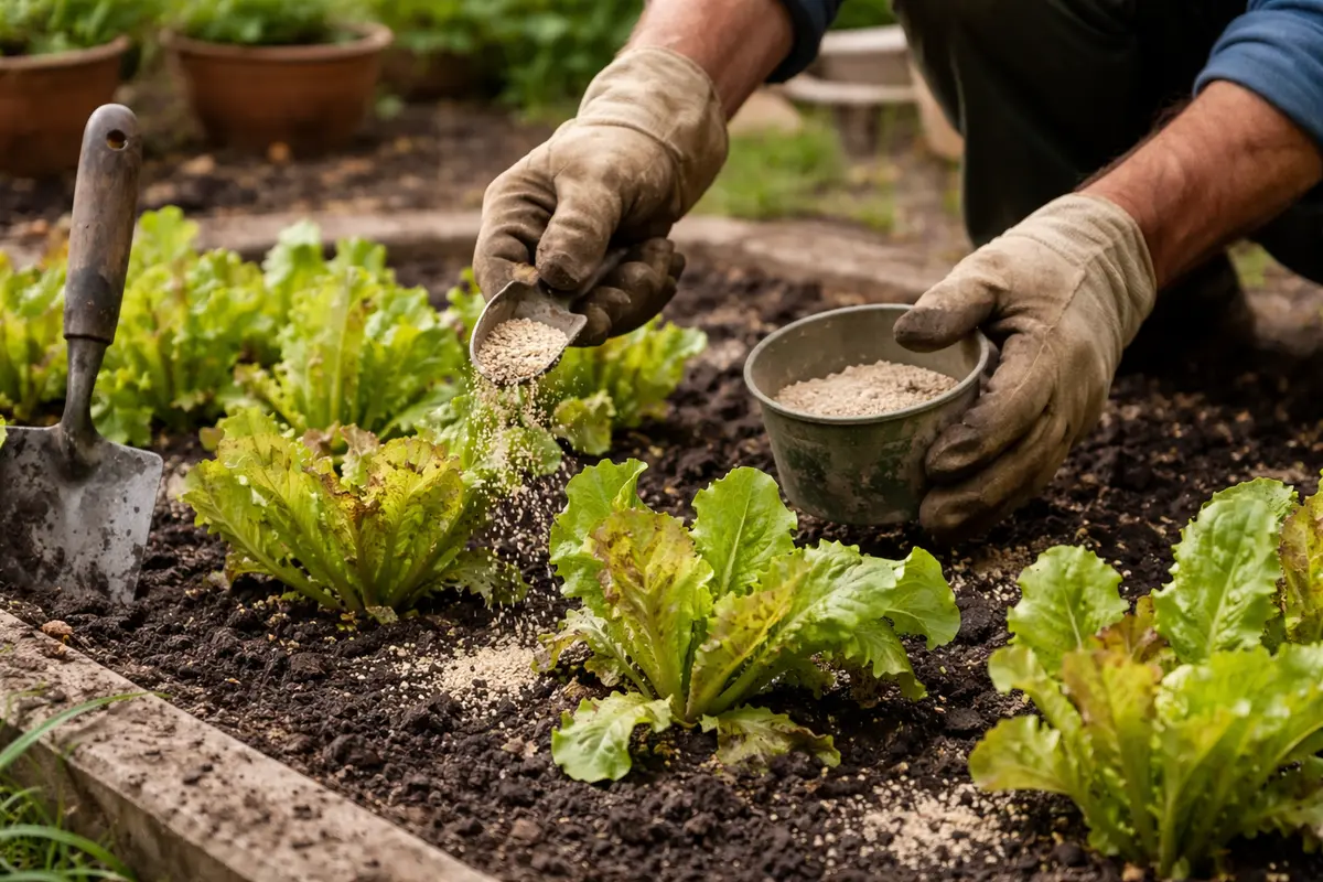 what to do when fertilize lettuce to aid recovery from heat stress