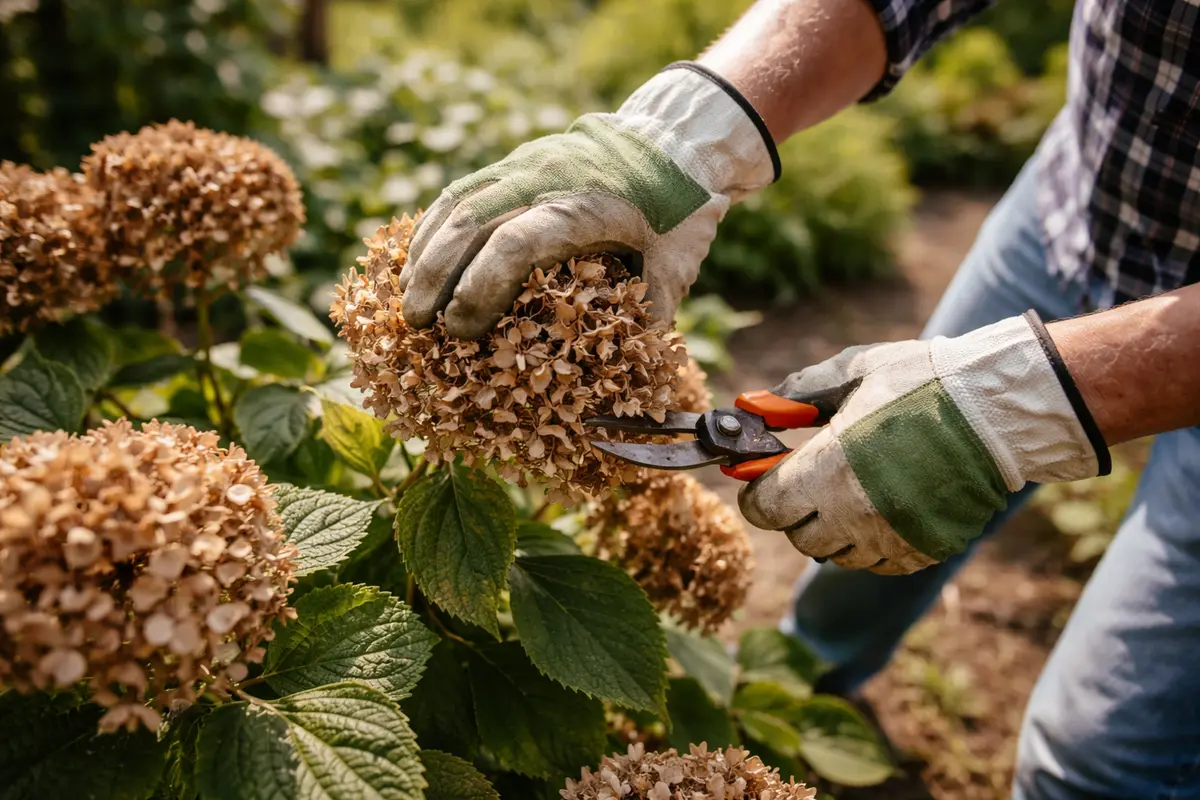 what to do when my hydrangea trim brown hydrangea blooms right away