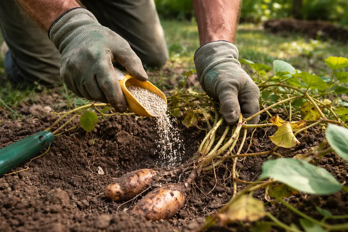 what to do when my apply nutrient boost for sweet potato recovery