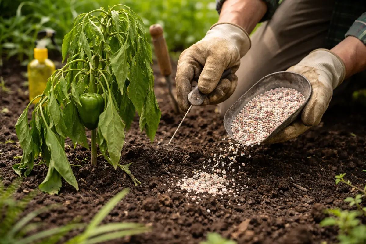 what to do when pepper plants droop apply balanced fertilizer for recovery