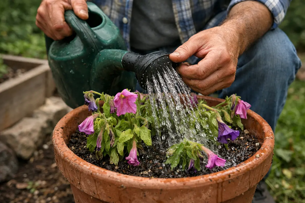 what to do when petunias show signs water petunias immediately to revive