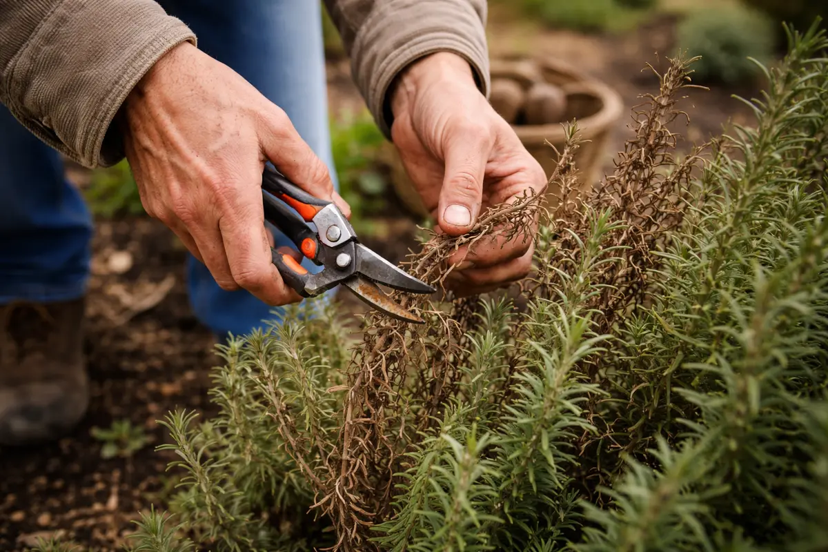 what to do when rosemary turns brown prune brown rosemary leaves immediately