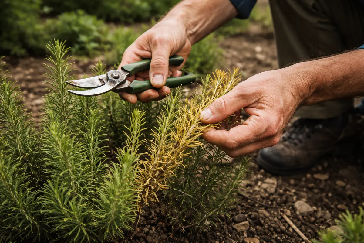 what to do when rosemary turns yellow inspect rosemary for frost damage
