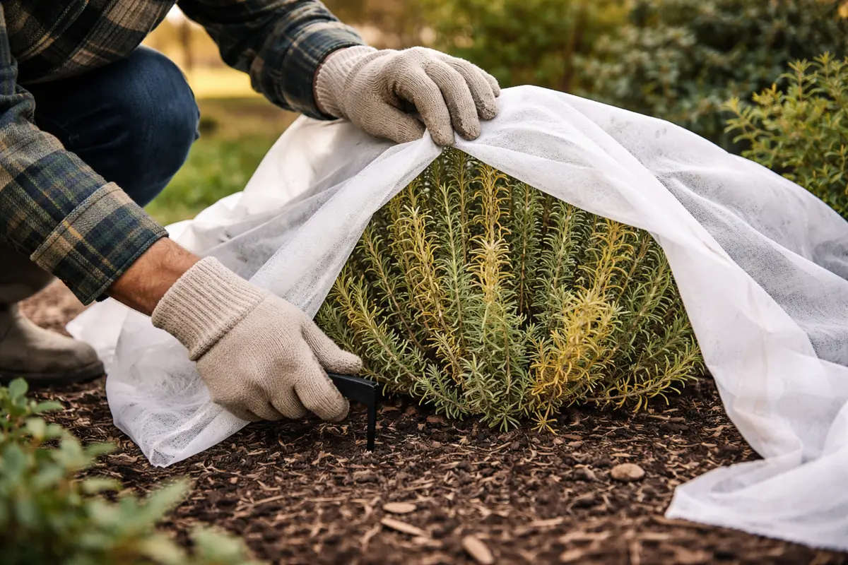 what to do when rosemary turns protect rosemary from cold weather conditions