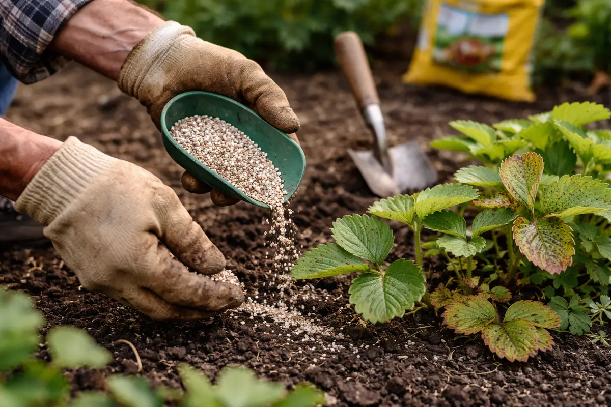 what to do when strawberry plants provide nutrients to revive strawberry plants