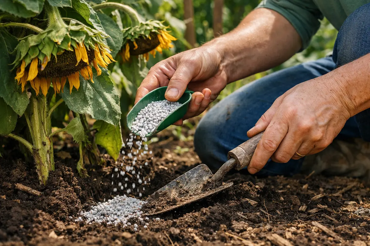 what to do when sunflower heads droop apply fertilizer to revive sunflowers