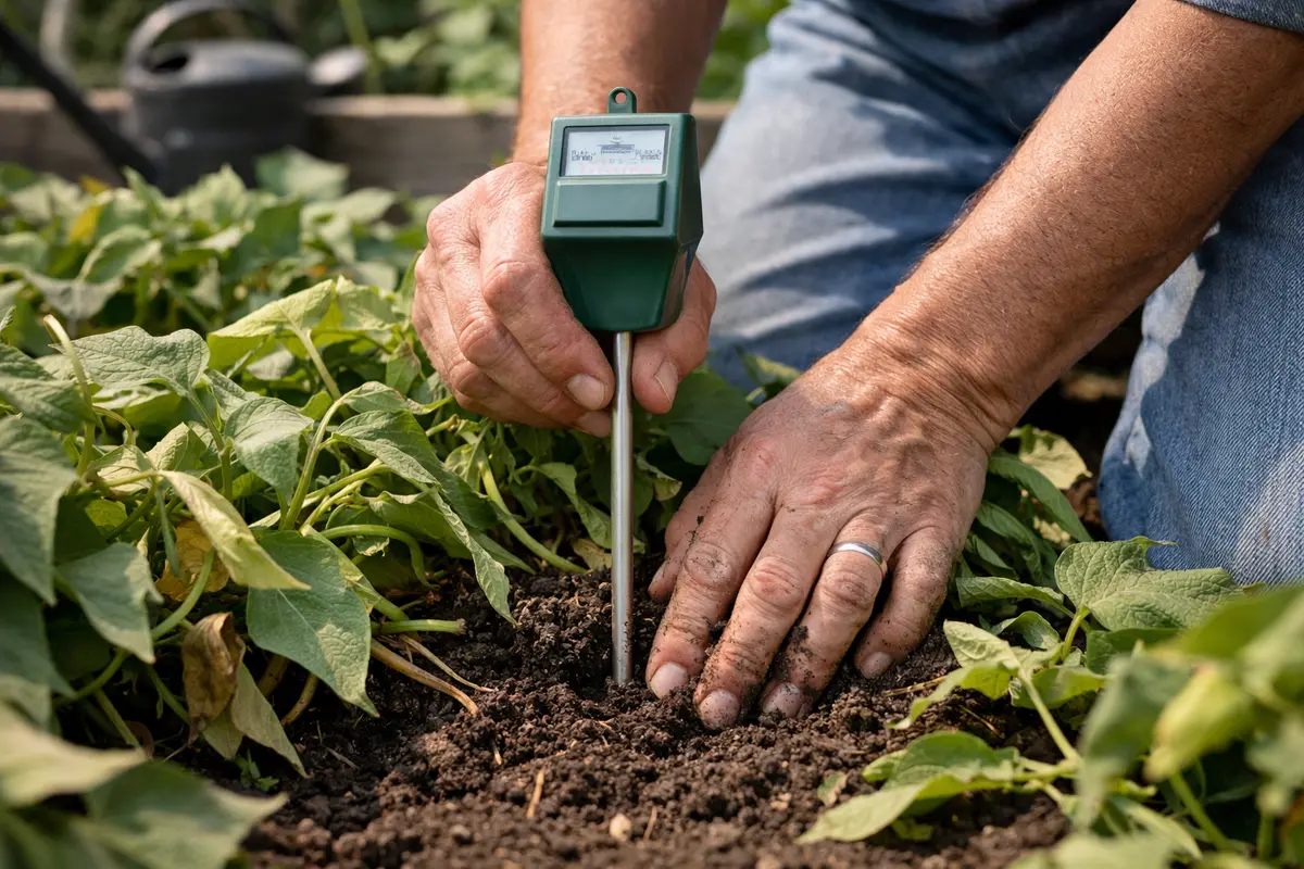what to do when sweet test soil moisture for sweet potato vines