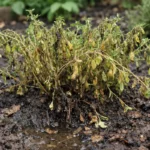 what to do when thyme is wilting visibly in real garden soil