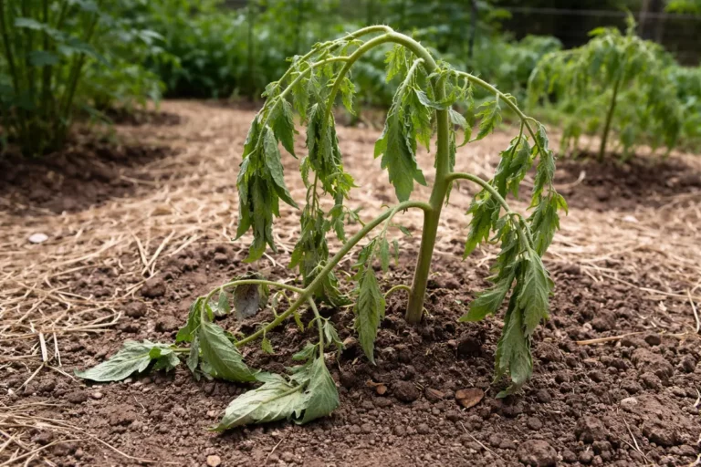 what to do when tomato plants wilting visibly in real garden soil