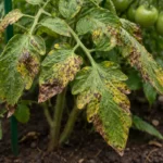 what to do when tomatoes with visible browning or spots on leaves