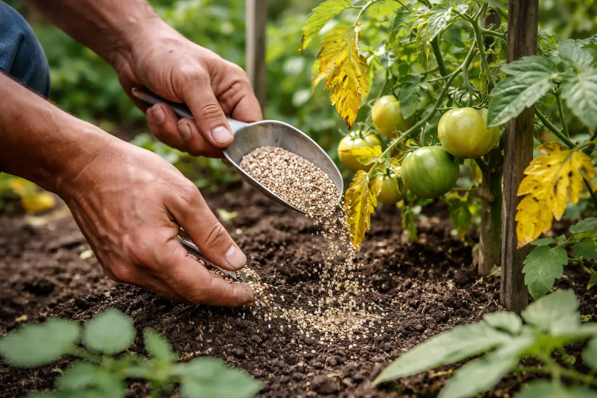 what to do when tomatoes turn fertilize affected tomatoes to aid recovery