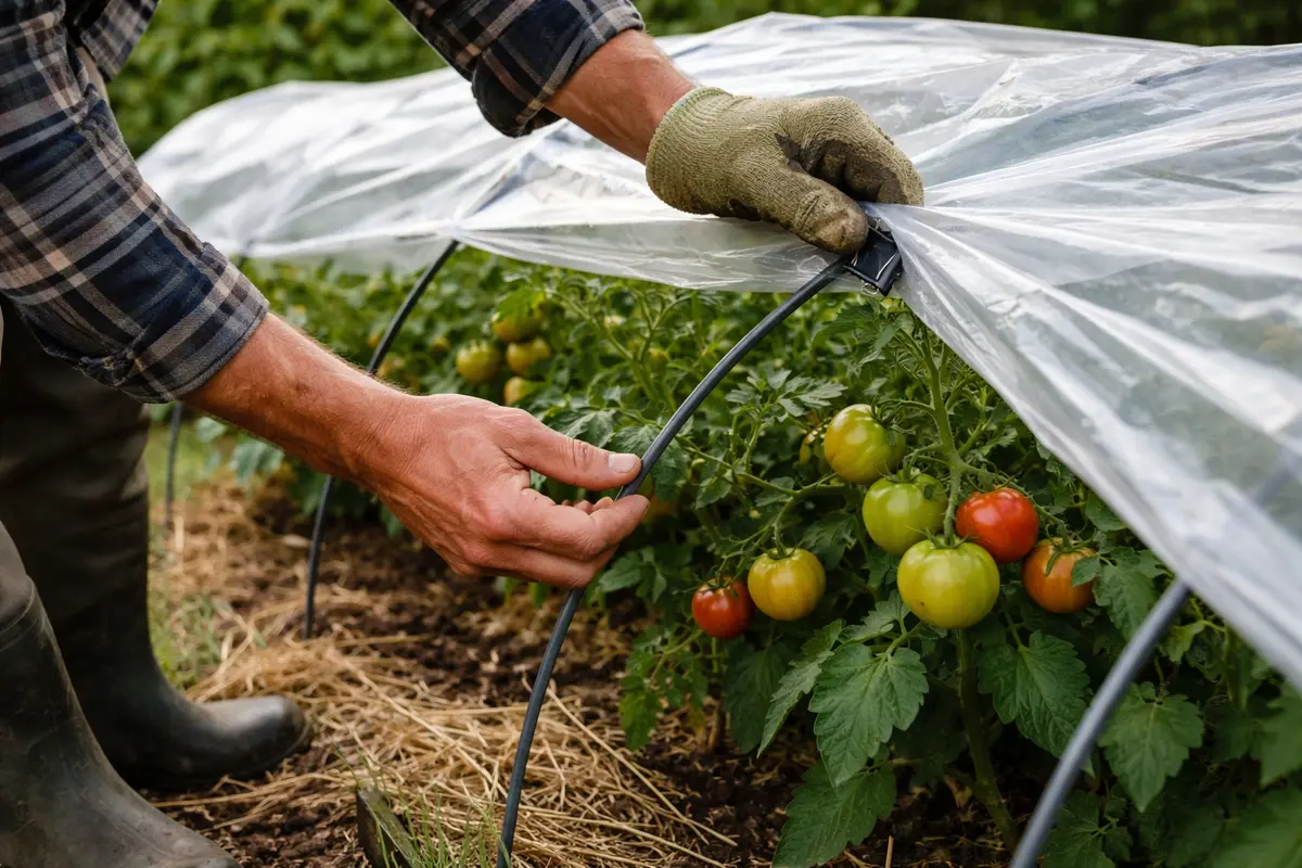 what to do when tomatoes turn protect tomatoes from future excess rainfall