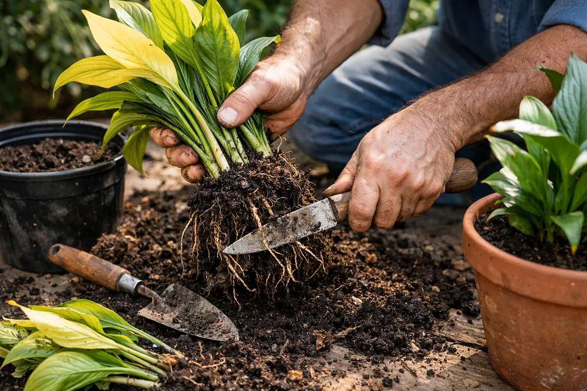what to do when your peace avoid overcrowding for peace lily health